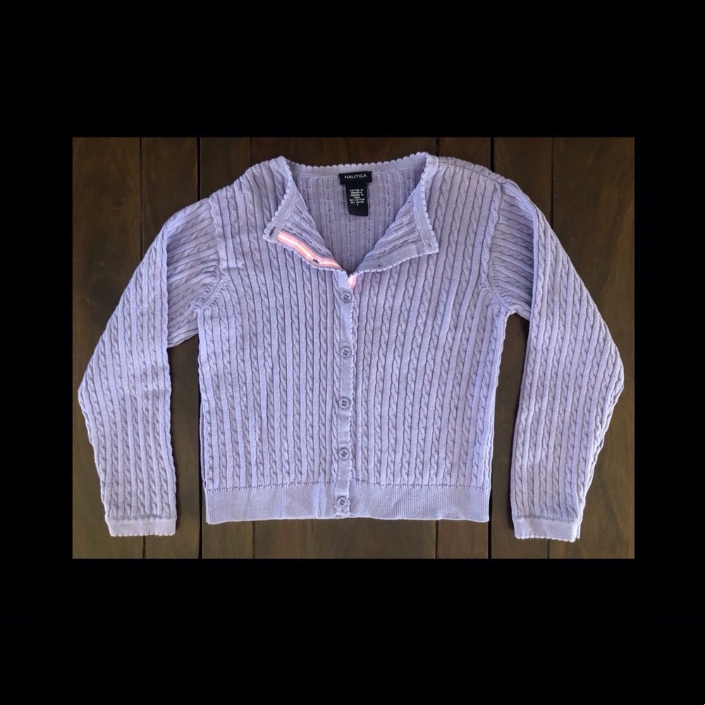 Button-Front Knit Sweater